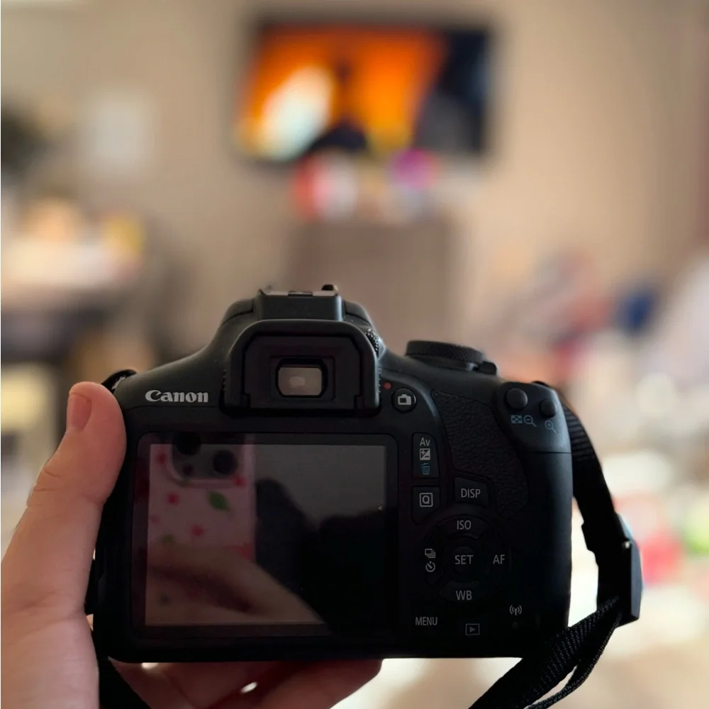 EOS Rebel T7 DSLR Video Camera with 18-55mm